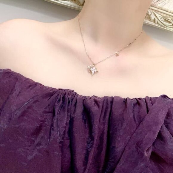 Heartfelt Moments Sterling Silver Diamond Gift Necklace – Express Your Emotions - Picture 4 of 4